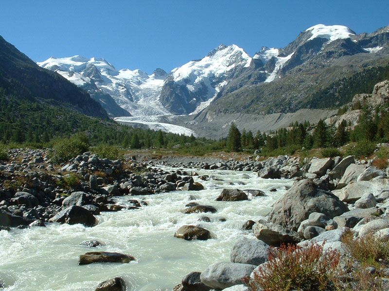 Il ghiacciaio del Morteratsch - Piz Bernina